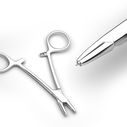 Dermal Anchor Holding Tube Hemostats